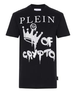 PHILIPP PLEIN: Чёрная футболка 