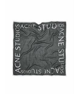 ACNE STUDIOS: Серый шарф 