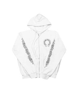 CHROME HEARTS: Белая толстовка 