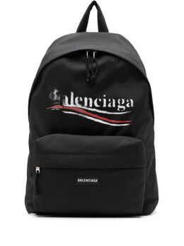 Balenciaga: Чёрный рюкзак  Explorer