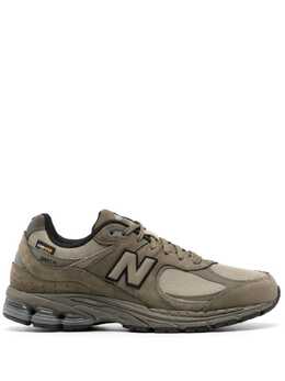 New Balance: Зелёные кроссовки  2002R
