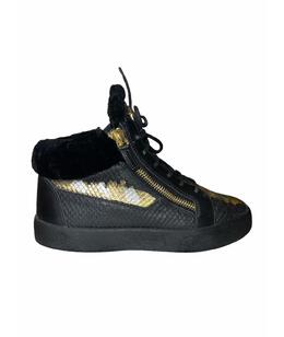 GIUSEPPE ZANOTTI DESIGN: Чёрные кеды 