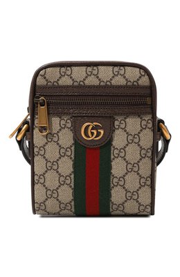 Gucci: Бежевая сумка  Ophidia GG