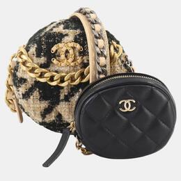 Chanel: Бежевая сумка 