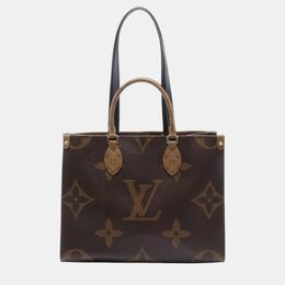 Louis Vuitton: Коричневая сумка-шоппер 