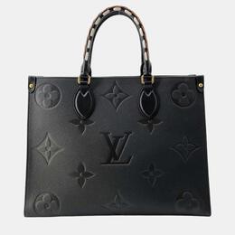 Louis Vuitton: Чёрная сумка-шоппер 