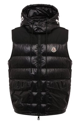 Moncler: Чёрный жилет 