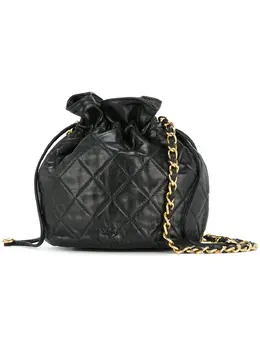 CHANEL Pre-Owned: Чёрная сумка 