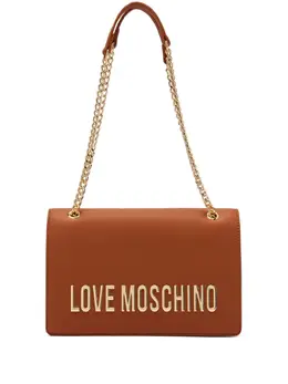 Love Moschino: Коричневая сумка 