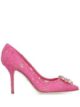 Dolce & Gabbana: Розовые туфли  Crystal