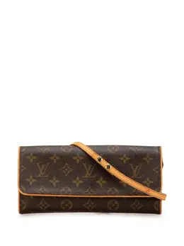 Louis Vuitton Pre-Owned: Коричневая сумка через плечо 