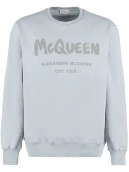 Alexander McQueen: Свитшот  Graffiti с принтом