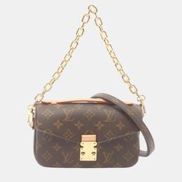 Louis Vuitton: Коричневая сумка  Pochette