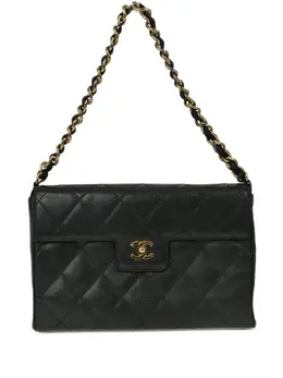 CHANEL Pre-Owned: Чёрная сумка 