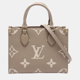 Louis Vuitton: Бежевая сумка 