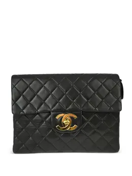 CHANEL Pre-Owned: Чёрный рюкзак 