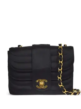 CHANEL Pre-Owned: Чёрная сумка 