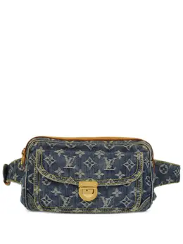 Louis Vuitton Pre-Owned: Голубая сумка 