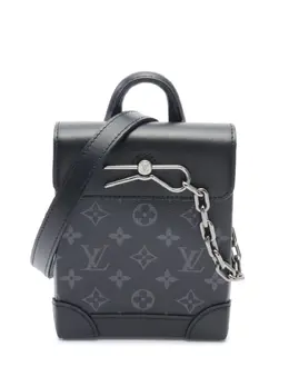 Louis Vuitton Pre-Owned: Чёрная сумка 