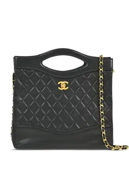 CHANEL Pre-Owned: Чёрная сумка 