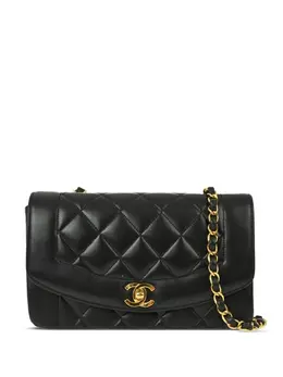 CHANEL Pre-Owned: Чёрная сумка 