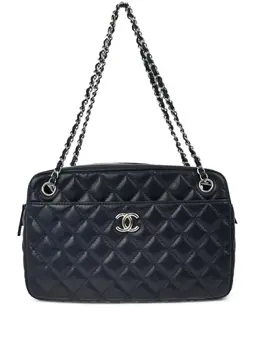 CHANEL Pre-Owned: Синяя сумка 