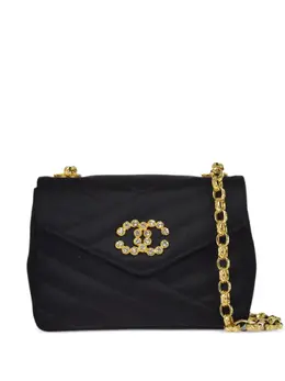 CHANEL Pre-Owned: Чёрная сумка 