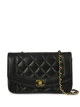 CHANEL Pre-Owned: Чёрная сумка 