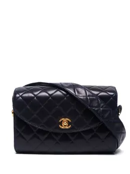 CHANEL Pre-Owned: Чёрная сумка 