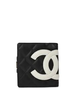 CHANEL Pre-Owned: Чёрный кошелёк 