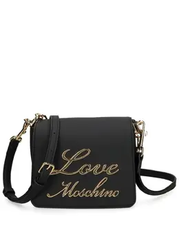 Love Moschino: Чёрная сумка через плечо 