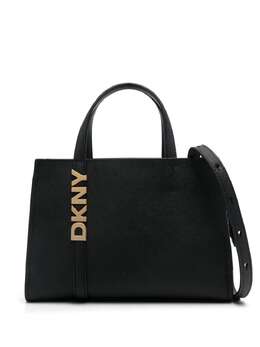 DKNY: Чёрная сумка-шоппер 