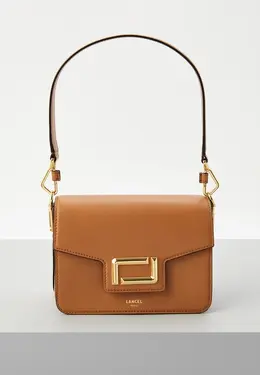 Lancel: Коричневая сумка 