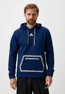 adidas: Синяя толстовка 