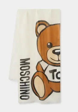 Moschino: Бежевый шарф 