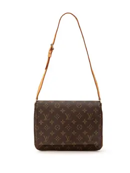 Louis Vuitton Pre-Owned: Коричневая сумка через плечо 