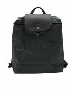 LONGCHAMP: Зелёный рюкзак 