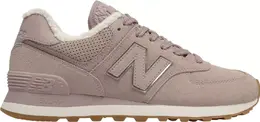 New Balance: Розовые кроссовки  574