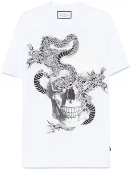 Philipp Plein: Белая футболка 