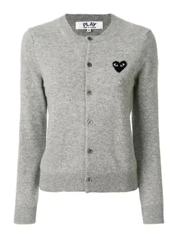 Comme Des Garçons Play: Кардиган  Heart из шерсти