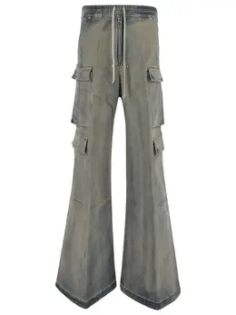 Rick Owens Drkshdw: Хлопковые брюки  Cargo