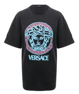 VERSACE: Футболка оверсайз 