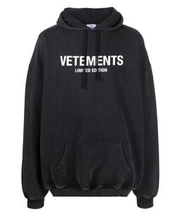 VETEMENTS: Чёрная толстовка 