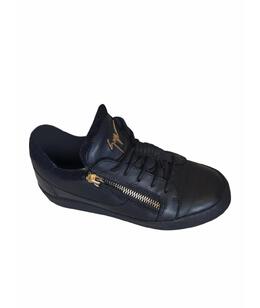 GIUSEPPE ZANOTTI DESIGN: Чёрные кеды 