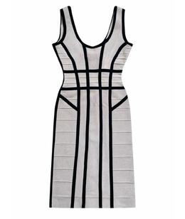 HERVE LEGER: Коктейльное платье 