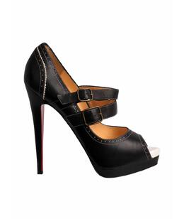 CHRISTIAN LOUBOUTIN: Чёрные туфли 