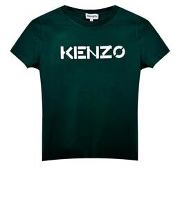 KENZO: Зелёная майка 