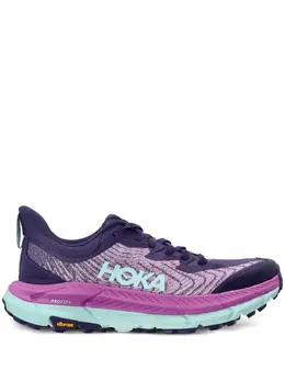 HOKA: Фиолетовые кроссовки 