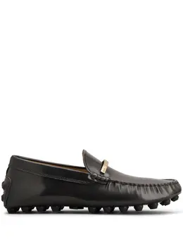 Tod's: Тёмные туфли  Gommino