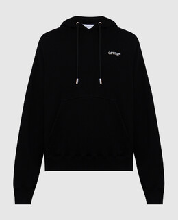 Off-White: Чёрная толстовка 